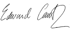 Signature of Edward Goetz